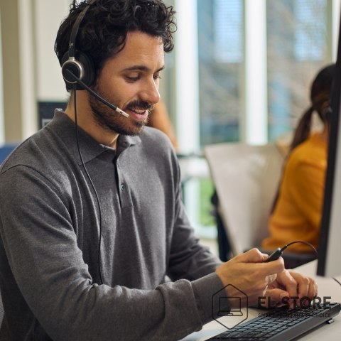 Hewlett-Packard Słuchawki przewodowe HP Poly Mission 615 Monaural USB Wired Headset