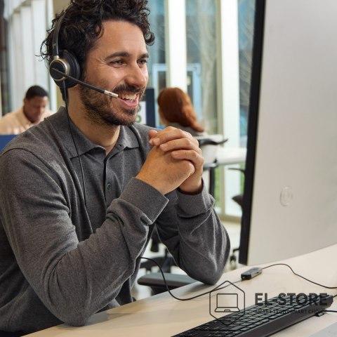 Hewlett-Packard Słuchawki przewodowe HP Poly Mission 615 Monaural USB Wired Headset