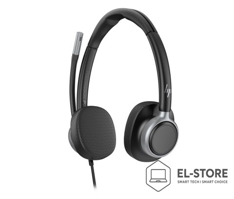 Hewlett-Packard Słuchawki przewodowe HP Poly Mission 625 Stereo USB Wired Headset