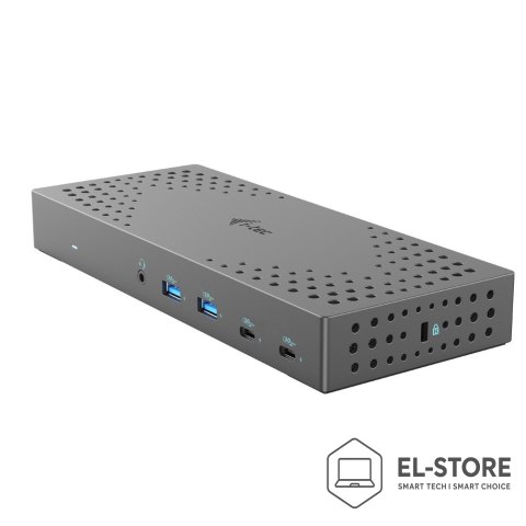 I-Tec I-tec CATRIPLE4KDOCKPD2 stacja dokująca Przewodowa USB 3.2 Gen 2 (3.1 Gen 2) Type-C Szary