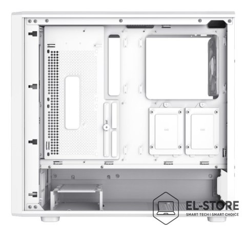 No name GameMax CLAW 460 WH Midi Tower Biały