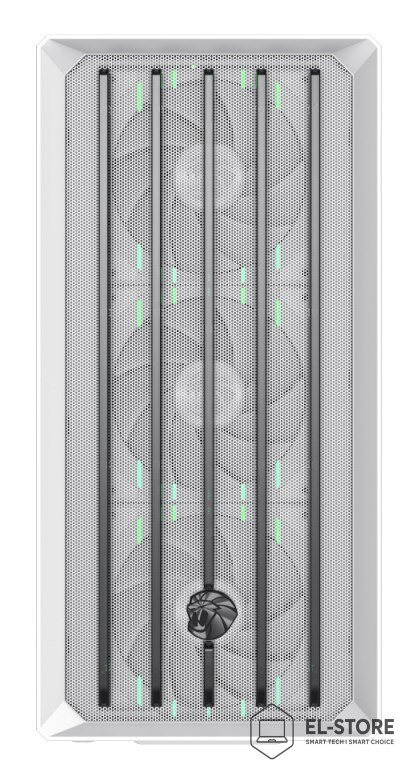No name GameMax CLAW 460 WH Midi Tower Biały