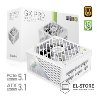 No name Gamemax PSU | GX PRO 1050G WH | 1050 W | Gold | White | Full Modular