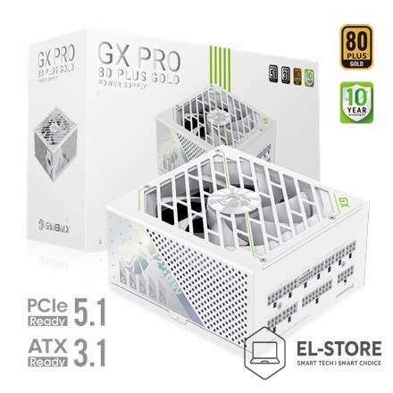 No name Gamemax PSU | GX PRO 1250G WH | 1250 W | Gold | White | Full Modular