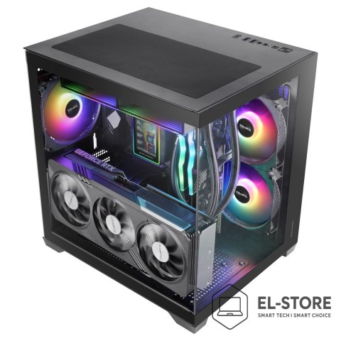 TACENS TACENS MARS MC-VIEW3 3xARGB USB-C mATX- obudowa/cases