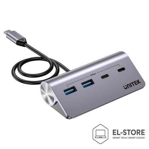 UNITEK UNITEK HUB ALUMINIOWY USB-A/C 2X USBA 2X USBC 5GBP