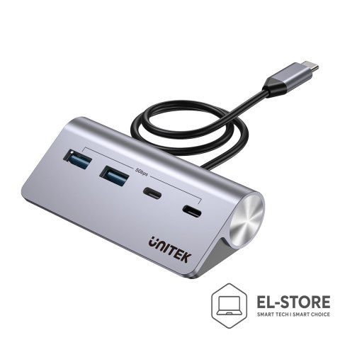 UNITEK UNITEK HUB ALUMINIOWY USB-A/C 2X USBA 2X USBC 5GBP