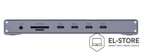 UNITEK Unitek Potrójna stacja dokująca USB4 40Gb/s,zasilacz 120W