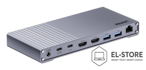UNITEK Unitek Potrójna stacja dokująca USB4 40Gb/s,zasilacz 120W