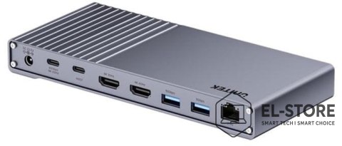 UNITEK Unitek Potrójna stacja dokująca USB4 40Gb/s,zasilacz 120W