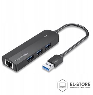 Vention Hub 5w1 Vention USB 3.0 z adapterem Gigabit Ethernet