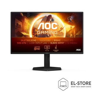 AOC AOC G4 25G4SXU monitor komputerowy 62,2 cm (24.5") 1920 x 1080 px Full HD LED Czarny, Szary