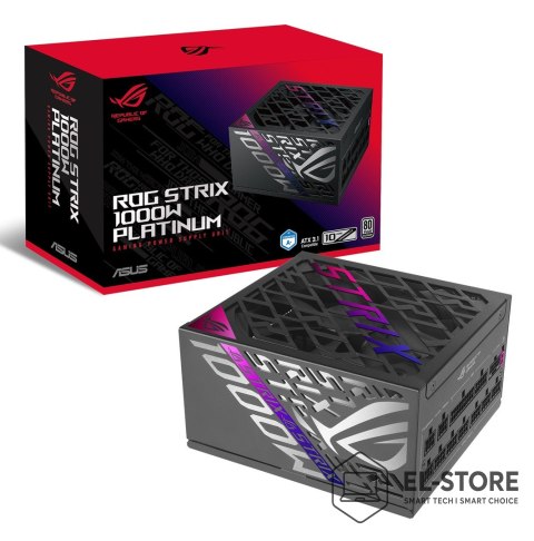 ASUS ASUS ROG STRIX-1000P-GAMING moduł zasilaczy 1000 W 20+4 pin ATX ATX Czarny, Srebrny
