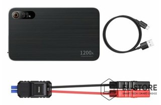 Baseus Powerbank/Rozrusznik Baseus Pro+ Car Jump Starter, 12000mAh, 1200A, USB (czarny)