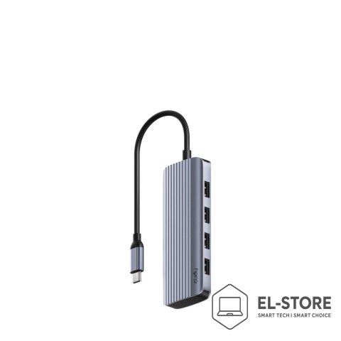 CUDY CUDY UH500 Hub USB-C 6-IN-1 z HDMI 4K