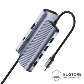 CUDY CUDY UH500 Hub USB-C 6-IN-1 z HDMI 4K