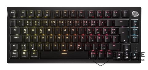 Corsair Bezprzewodowa klawiatura do gier TKL Corsair K65 Plus, TKL (75%), Corsair MLX Fusion -, ISO (DE)