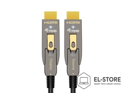 EQUIP Equip 119473 kabel HDMI 20 m HDMI Type-A/HDMI Type-D Czarny