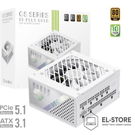 No name Gamemax PSU | GS 850G WH | 850 W | SFX | White | Full Modular