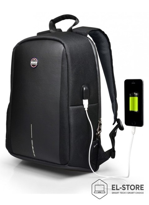 PORT DESIGNS Port Designs CHICAGO EVO BP 13/15.6'' 39,6 cm (15.6") Plecak Czarny