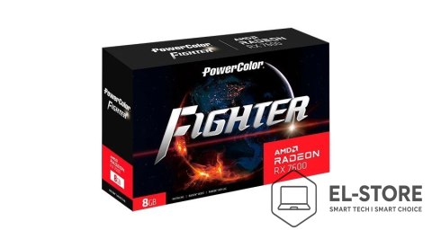 PowerColor Karta graf. PowerColor Fighter RX7600 8G-F