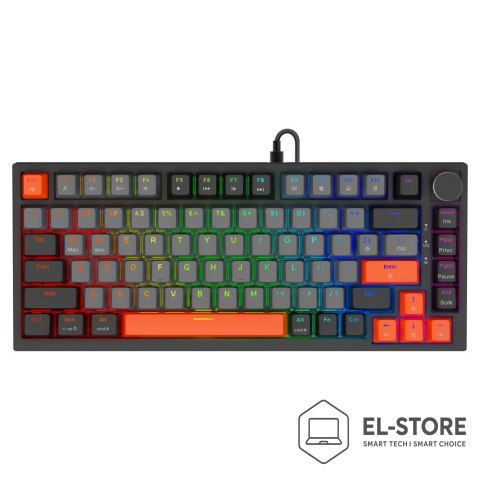 SAVIO SAVIO KLAWIATURA MAGNETYCZNA ASTRAL BLACK OUTEMU WHITE JADE RGB 3 KOLORY KEYCAPÓW