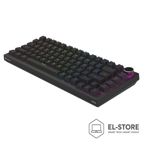 SAVIO SAVIO KLAWIATURA MAGNETYCZNA ASTRAL BLACK OUTEMU WHITE JADE RGB