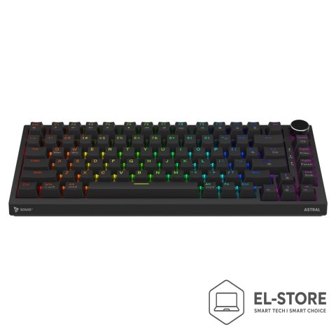 SAVIO SAVIO KLAWIATURA MAGNETYCZNA ASTRAL BLACK OUTEMU WHITE JADE RGB