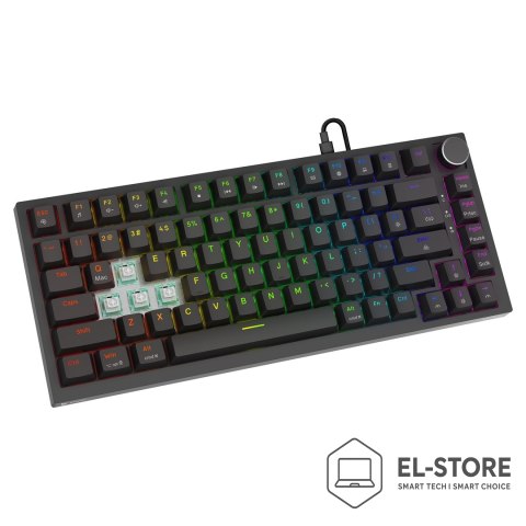 SAVIO SAVIO KLAWIATURA MAGNETYCZNA ASTRAL BLACK OUTEMU WHITE JADE RGB