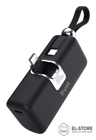 Trust Kieszonkowy powerbank TRUST Pacto 5000 mAh czarny