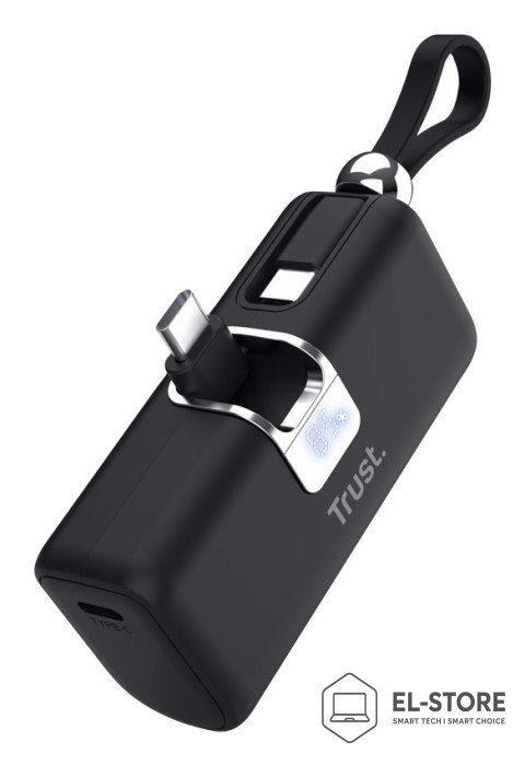 Trust Kieszonkowy powerbank TRUST Pacto 5000 mAh czarny