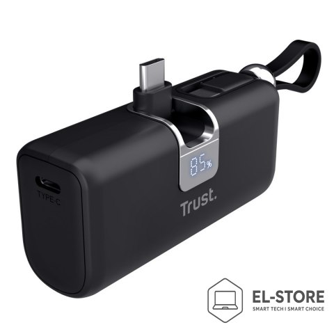 Trust Kieszonkowy powerbank TRUST Pacto 5000 mAh czarny