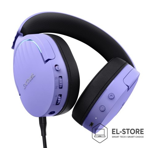 Trust Słuchawki gamingowe Trust GXT 491P FAYZO WIRELESS Purple