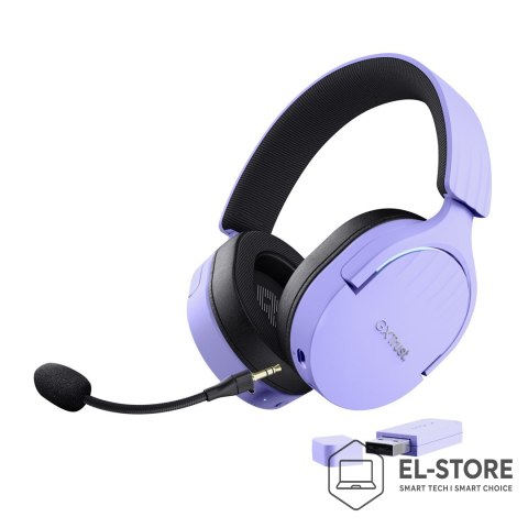 Trust Słuchawki gamingowe Trust GXT 491P FAYZO WIRELESS Purple