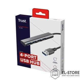 Trust Trust HALYX 4 Portowy USB HUB