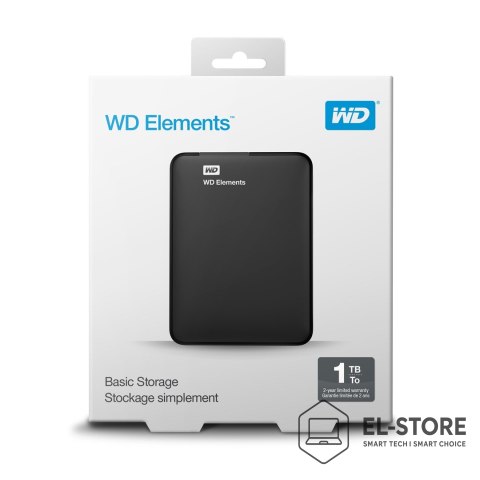 WD Dysk zewnętrzny HDD WD Elements Portable 1TB 2.5 Black
