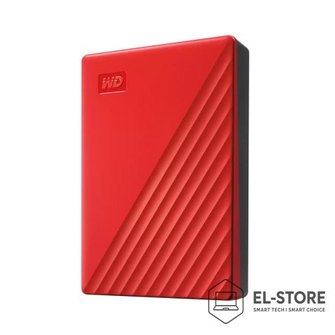 WD Dysk zewnętrzny HDD WD My Passport 6TB 2.5 Red