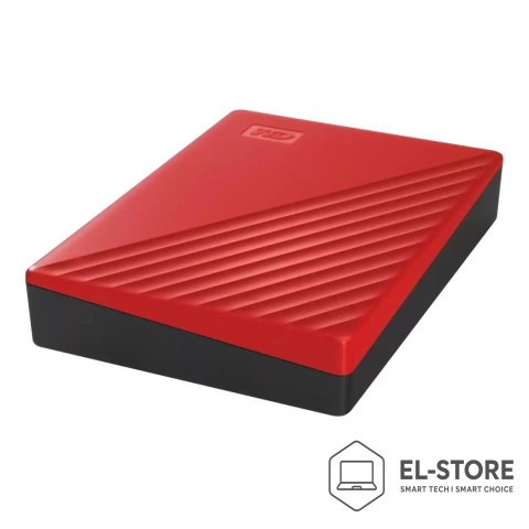 WD Dysk zewnętrzny HDD WD My Passport 6TB 2.5 Red