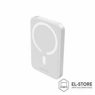 Baseus Powerbank Baseus Magnetic Mini Air PPCXM06A 6000mAh 20W z kablem Simple Series USB-C - biały