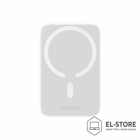 Baseus Powerbank Baseus Magnetic Mini Air PPCXM06A 6000mAh 20W z kablem Simple Series USB-C - biały