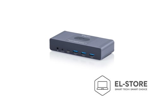 DIGITUS Digitus DS-12856 przełącznik KVM Szary