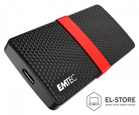 EMTEC Emtec X200 128 GB USB Type-C 3.2 Gen 1 (3.1 Gen 1) Czarny, Czerwony