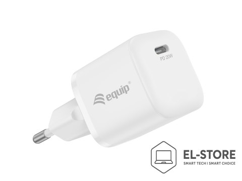 EQUIP Equip 245530 ładowarka do urządzeń przenośnych Tablet, Smartfon Biały Prąd przemienny Wewnętrzna