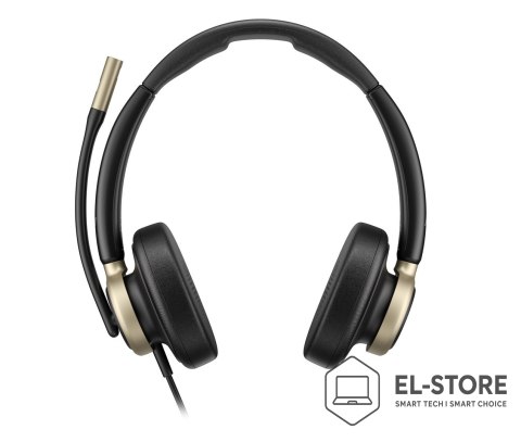 Hewlett-Packard Słuchawki przewodowe HP Poly Mission 825 Stereo USB Wired Headset