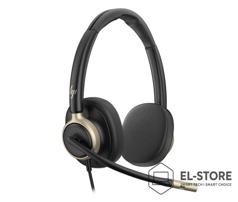 Hewlett-Packard Słuchawki przewodowe HP Poly Mission 825 Stereo USB Wired Headset