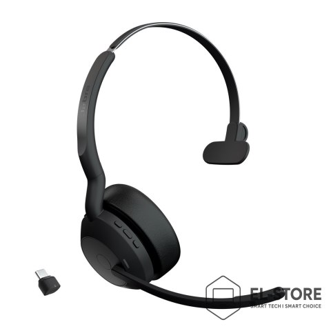 Jabra Jabra 25599-889-899 słuchawki/zestaw słuchawkowy Bezprzewodowy Opaska na głowę Biuro/centrum telefoniczne Bluetooth Czarny