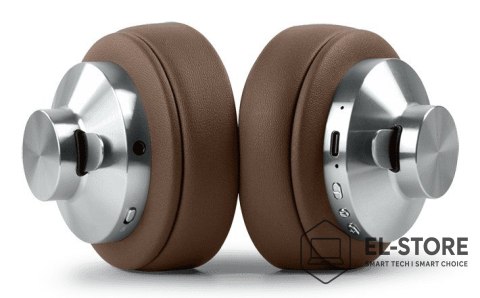 Muse Muse M-298 SBR słuchawki/zestaw słuchawkowy Przewodowy i Bezprzewodowy Opaska na głowę Połączenia/muzyka Bluetooth Brązowy, Sreb