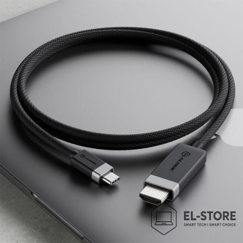 No name ALOGIC FUCHD2-SGR adapter kablowy 2 m HDMI Typu A (Standard) USB Type-C Szary