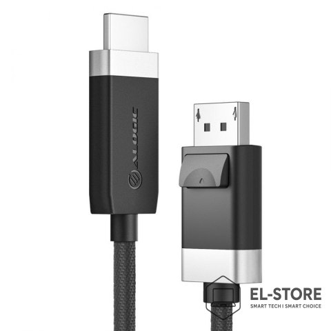 No name ALOGIC FUDPHD2-SGR adapter kablowy 2 m DisplayPort HDMI Czarny, Szary
