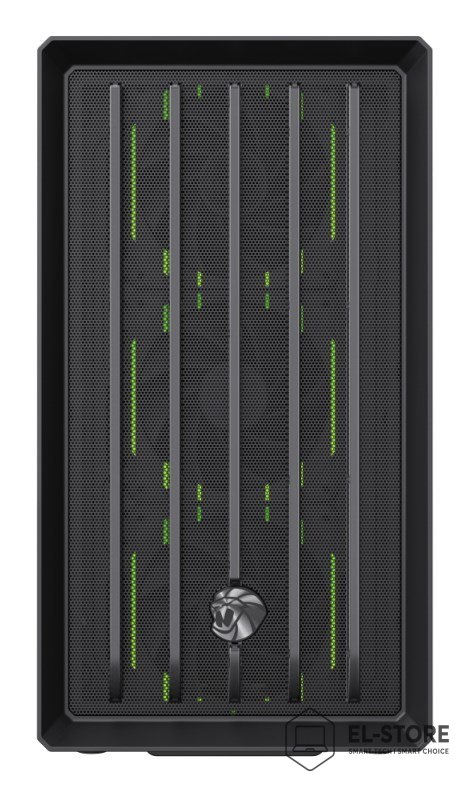 No name GameMax CLAW 360 BK Micro Tower Czarny